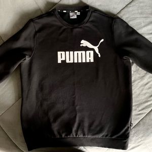 PUMA Essentials Logo Crewneck (Black)
